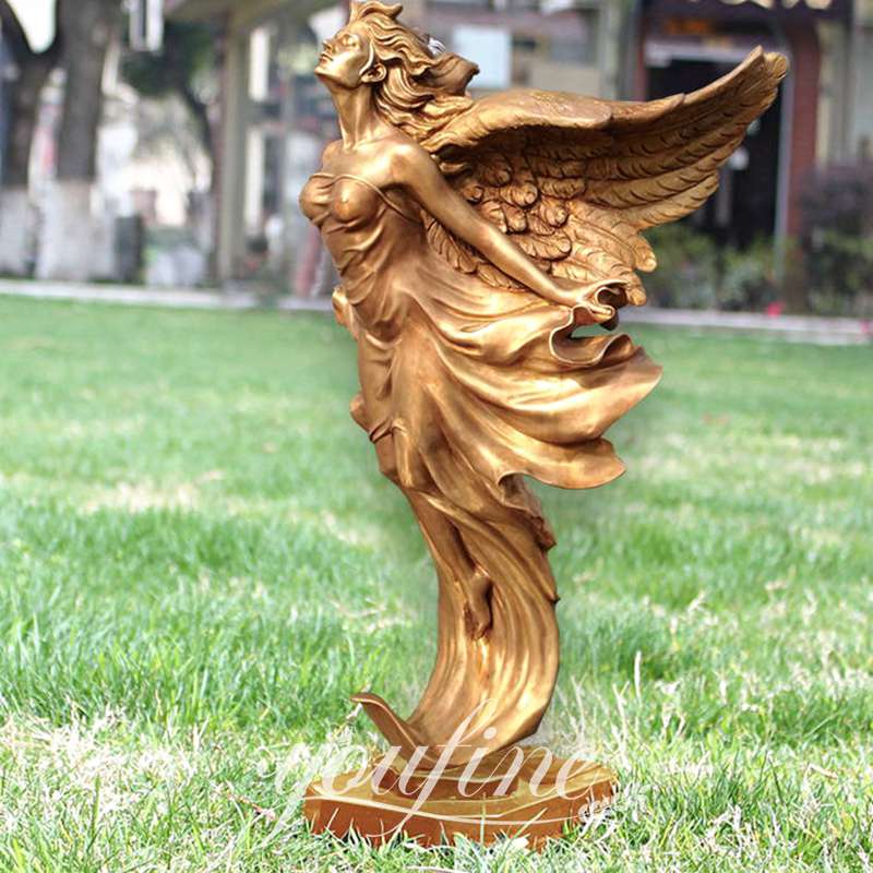 Classical Bronze Life-size Angel Statues for Sale - Customer Feedback - 12