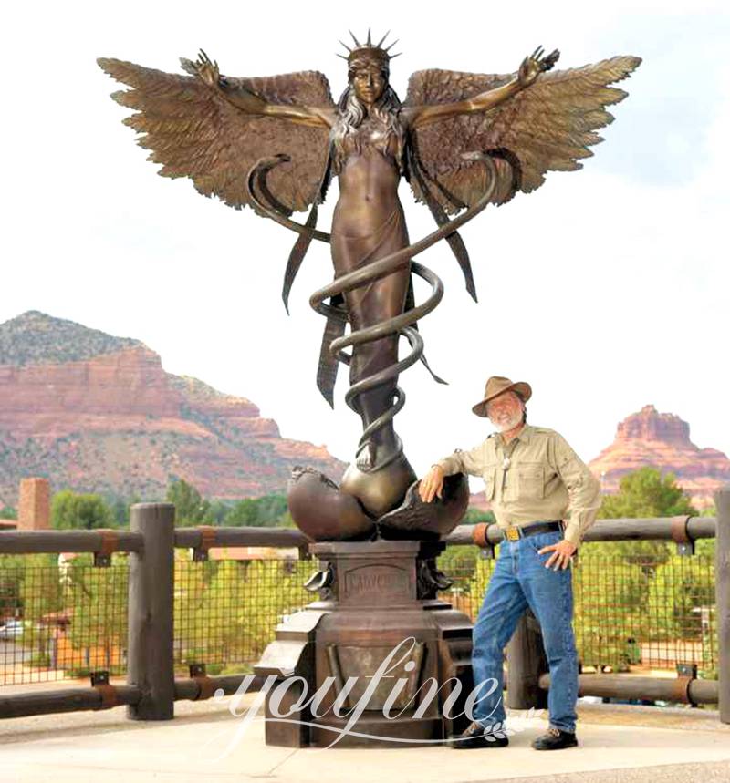 outdoor angel statues for sale-YouFine Sculpture