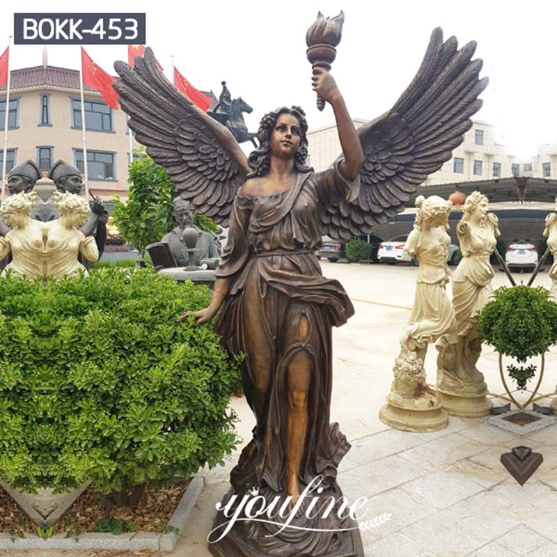 Classical Bronze Life-size Angel Statues for Sale - Customer Feedback - 7