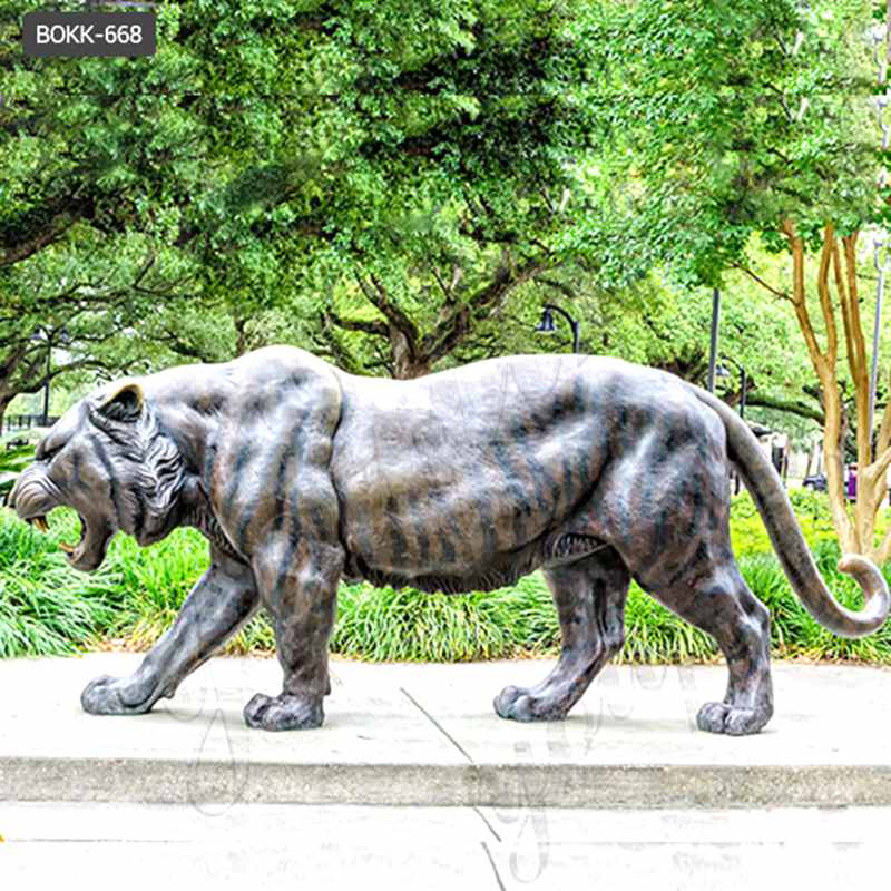 Lifesize Bronze Tiger Statue for Sale YouFine Sculpture