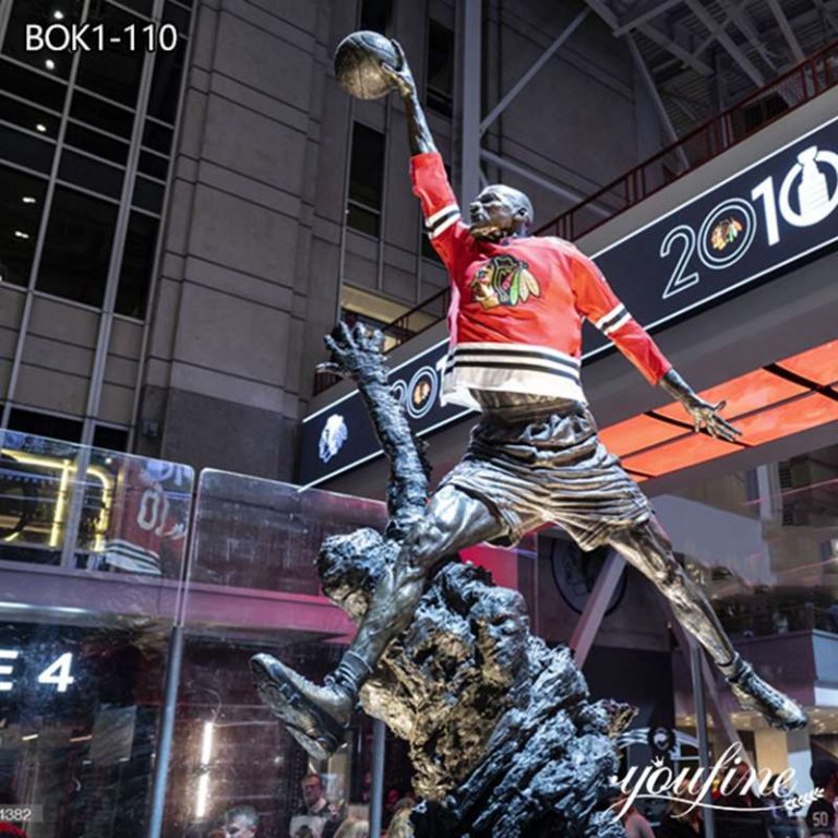 michael jordan sculpture