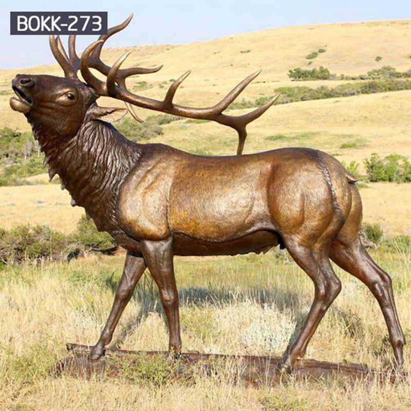 Outdoor Custom Northern Europe Bronze Deer Statue for Farm - Customer Feedback - 5