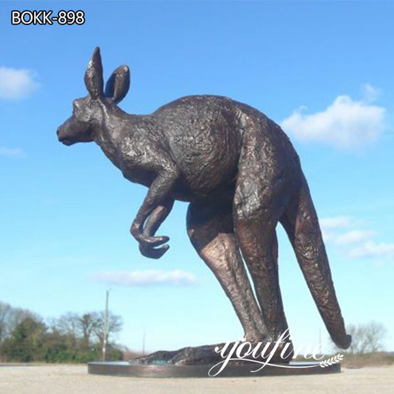 Life-size Australian Outback Animal Bronze Kangaroo Statue for Sale BOKK-898 - Other Animal sculptures - 6