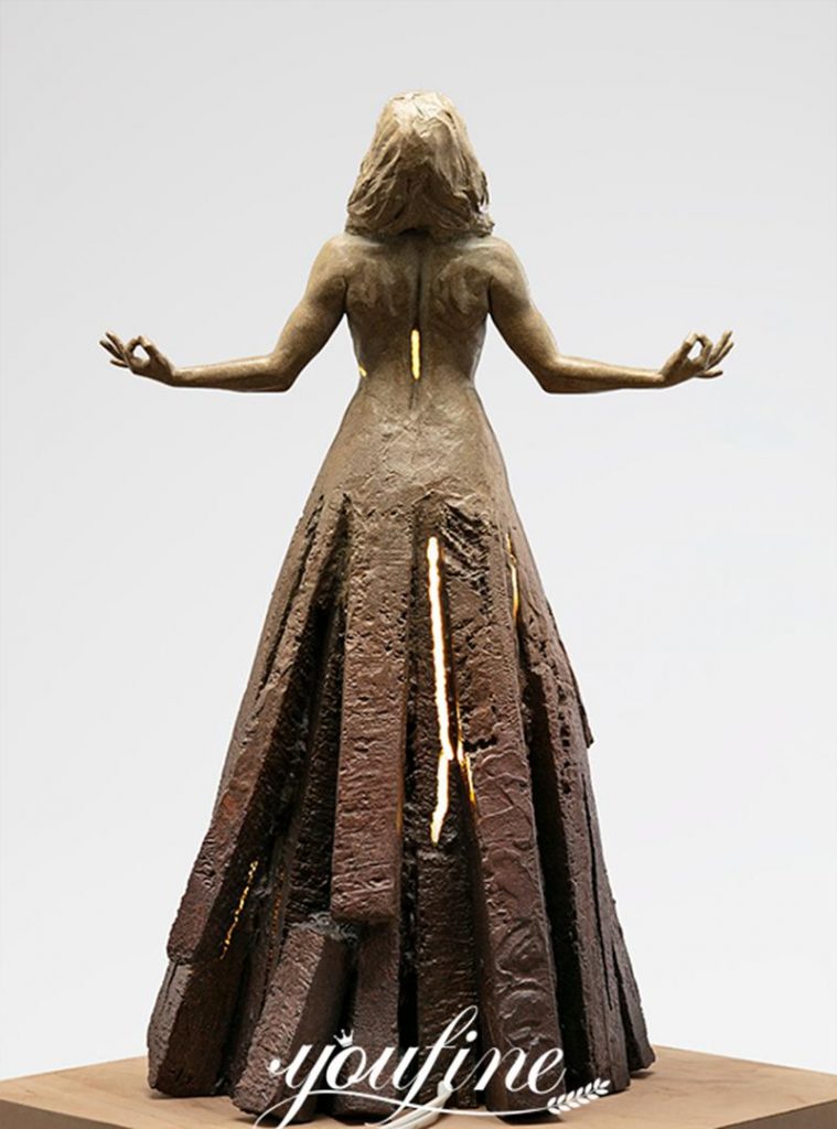 Bronze Paige Bradley Expansion Rising Sculpture for Sale BOK1-172 - Bronze Famous Sculpture - 2