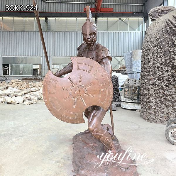 life-size Spartan Statue Details: