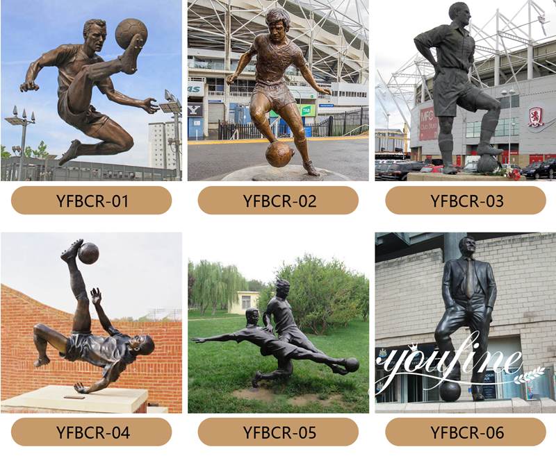 Famous Rugby Man Bronze Sculpture Reproductions Factory Supplier BOK1-175 - Bronze Figure Sculpture - 6