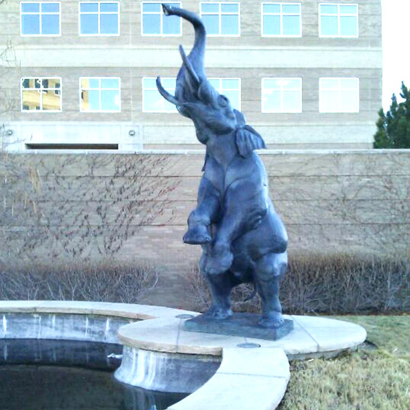 elephant waterfall fountain