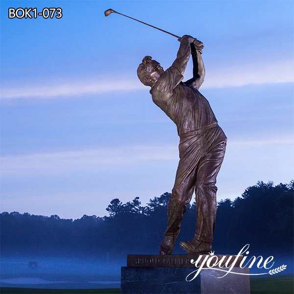 Bronze Garden Golf Statues Life-size Group Art for Sale BOK1-071 - Bronze Golf Sculpture - 5