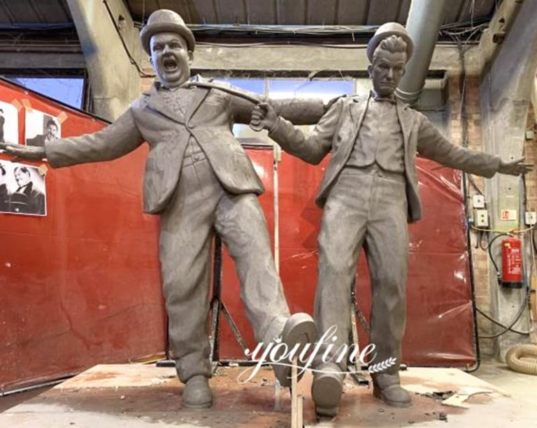 Bronze Laurel and Hardy Statue for Sale YouFine Sculpture