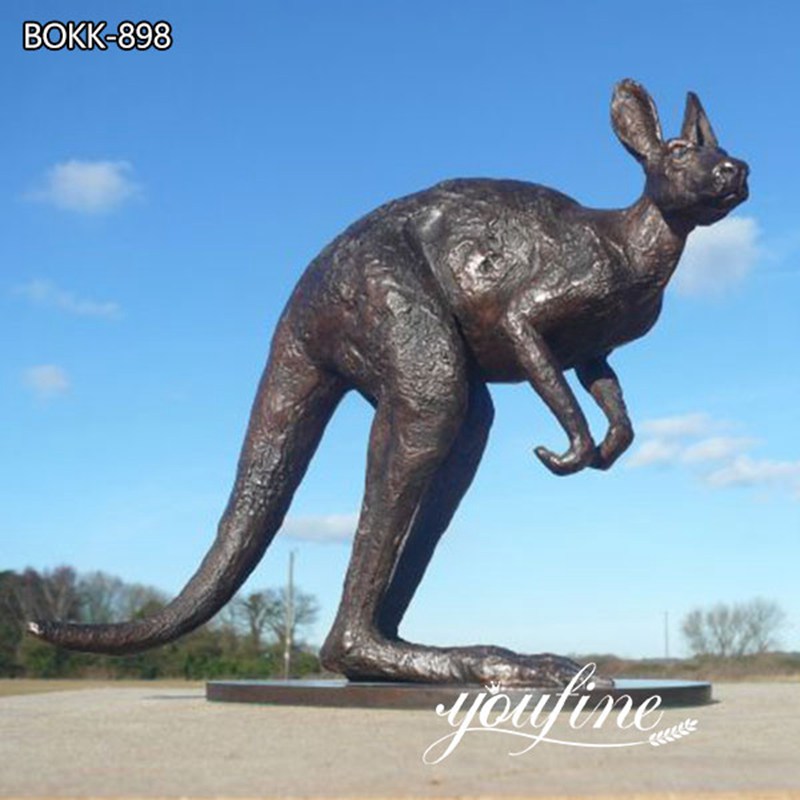 Life-size Australian Outback Animal Bronze Kangaroo Statue for Sale BOKK-898 - Other Animal sculptures - 4