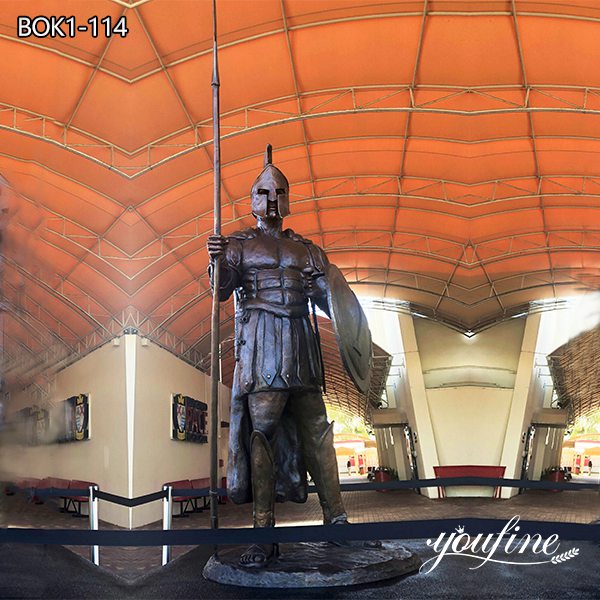 Bronze life-size Spartan Statue Ancient Greek Warrior Art Factory Supplier BOK1-174 - Bronze Military Statues - 10