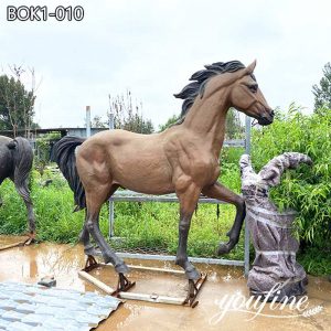Bronze Life-size Outdoor Horse Statues for Sale BOK1-010