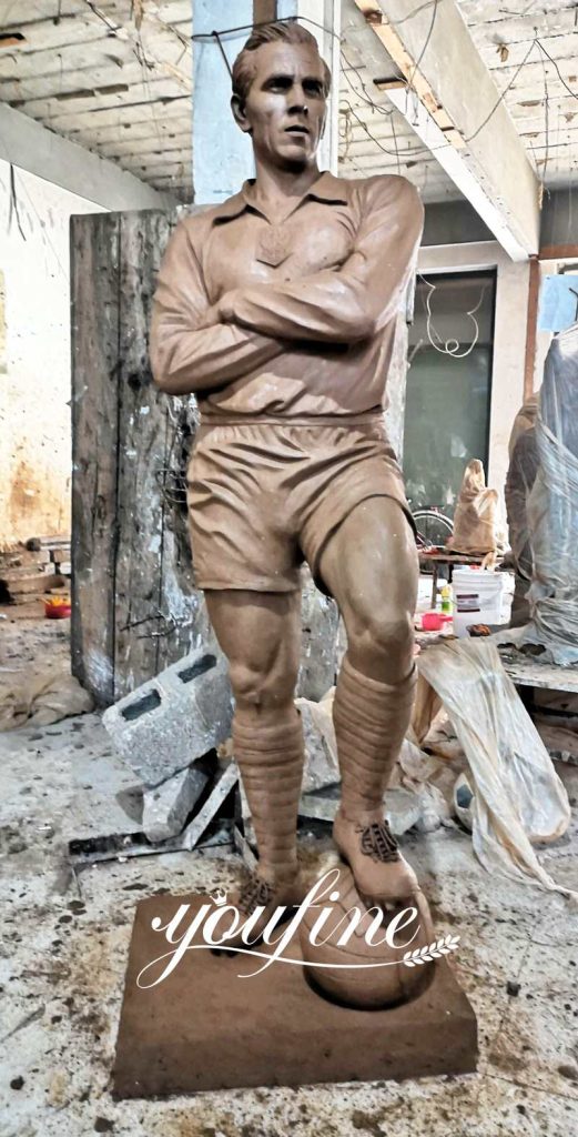 Famous Soccer Player Statue clay model