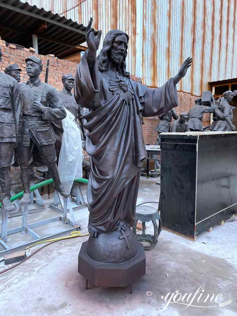 amous Catholic Statue Details: