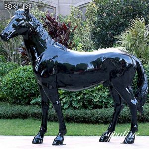 Outdoor Life-size Bronze Horse Statue Factory Supplier BOK1-133