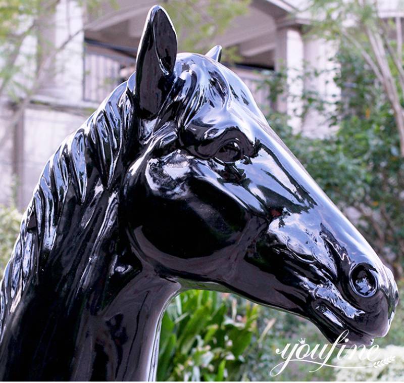 Outdoor Life-size Bronze Horse Statue Factory Supplier BOK1-133 - Bronze Horse Statues - 3