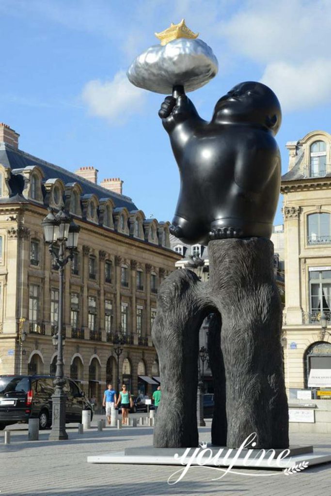 Bronze Outdoor Sculptures Supplier Strange Babies at Place Vendôme for Sale BOK1-152 - Abstract Bronze Sculpture - 2