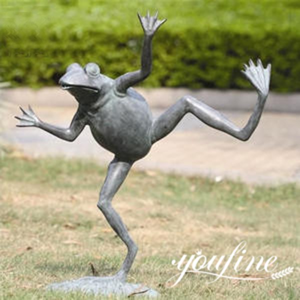 Large Bronze Garden Sculptures Group Frog Family Yard Art for Sale BOK1-016 - Other Animal sculptures - 6