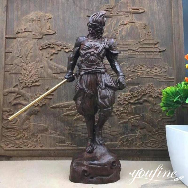 Bronze Monkey King Custom Life-size Statue Garden Decor Factory Supplier BOK1-104 - Bronze Famous Sculpture - 1