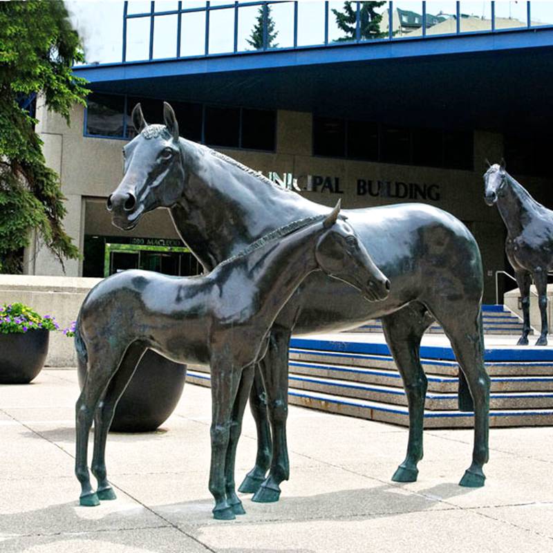 Outdoor Bronze Horse Sculpture for Sale - YouFine News - 16