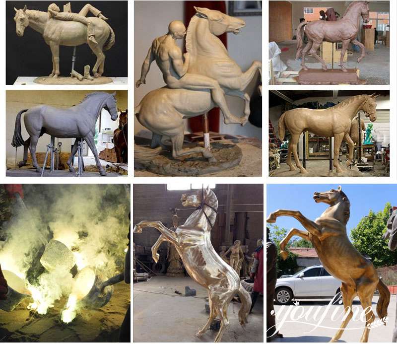 Life-size Bronze Horse Sculpture Factory Manufacturer - YouFine News - 13