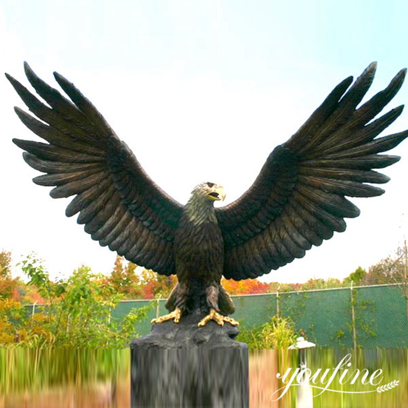 Custom Bronze Outdoor Eagle Statue for Sale - Customer Feedback - 3