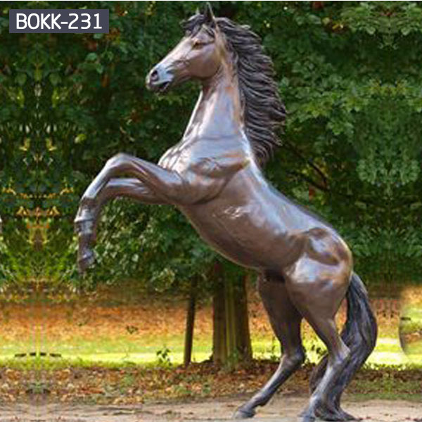 Bronze Life-size Outdoor Horse Statues for Sale BOK1-010 - Bronze Horse Statues - 2