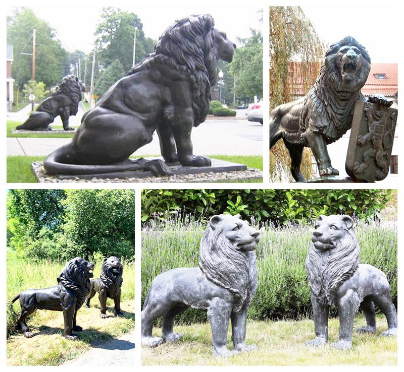 Top 10 Stunning School Mascots Outdoor Lion Statue - Blog - 24