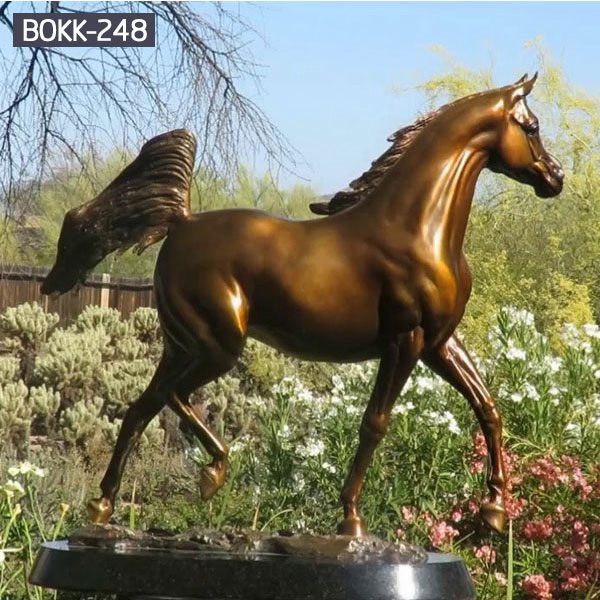 Bronze Life-size Outdoor Horse Statues for Sale BOK1-010 - Bronze Horse Statues - 5
