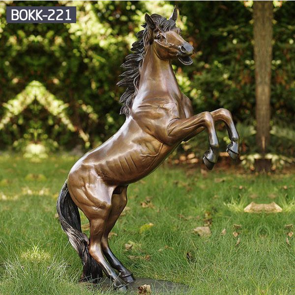 Bronze Life-size Outdoor Horse Statues for Sale BOK1-010 - Bronze Horse Statues - 3