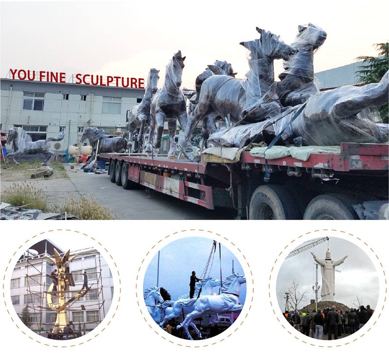 Outdoor Bronze Horse Sculpture for Sale - YouFine News - 1