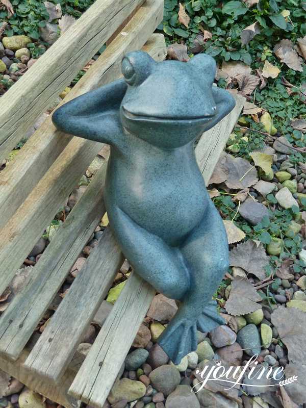 Large Bronze Garden Sculptures Group Frog Family Yard Art for Sale BOK1-016 - Other Animal sculptures - 3