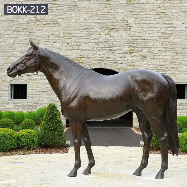 Bronze Life-size Outdoor Horse Statues for Sale BOK1-010 - Bronze Horse Statues - 6