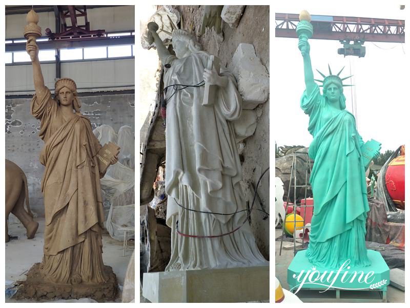 Famous Statue of Liberty Bronze Art Garden Decor Factory Supplier BOKK-763 - Bronze Famous Sculpture - 7