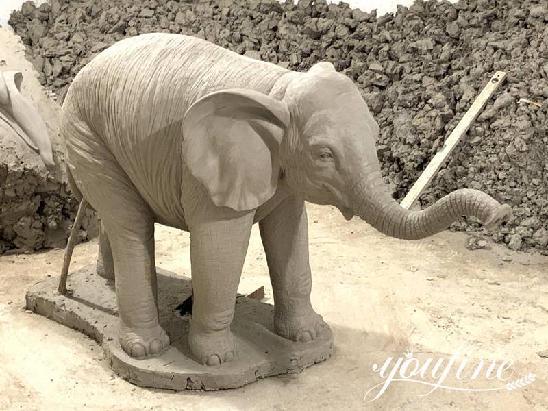 Life-size Bronze Outdoor Pool Elephant Water Fountain - YouFine News - 16