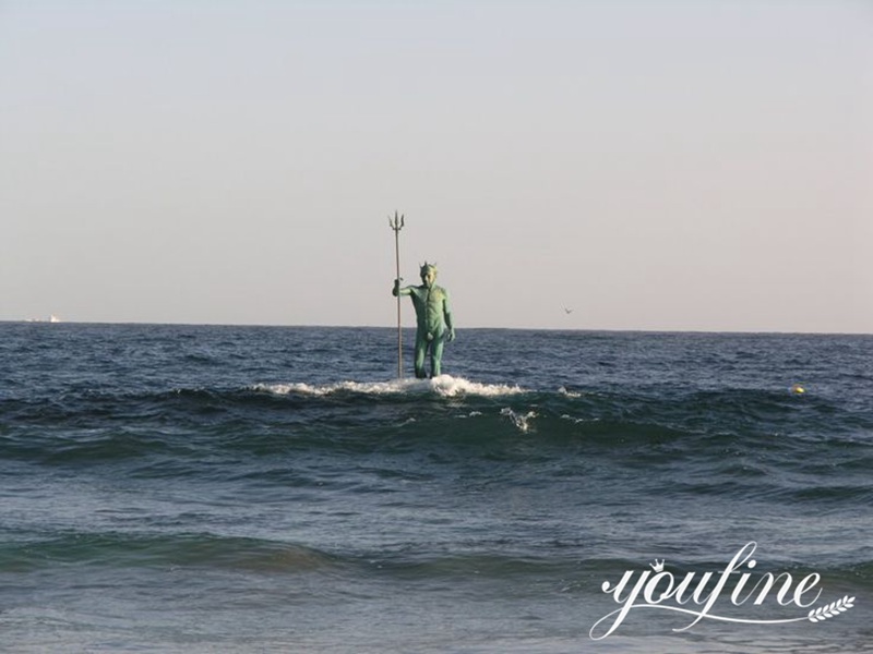 Bronze King Neptune Gran Canaria Statue in the Ocean for Sale BOK1-206 - Bronze Famous Sculpture - 5