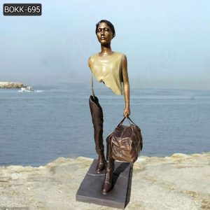 Custom Bruno Catalano The Traveler Bronze Sculpture for Sale BOKK-695