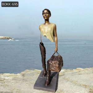 Custom The Traveler Bronze Sculpture for Sale BOKK-695