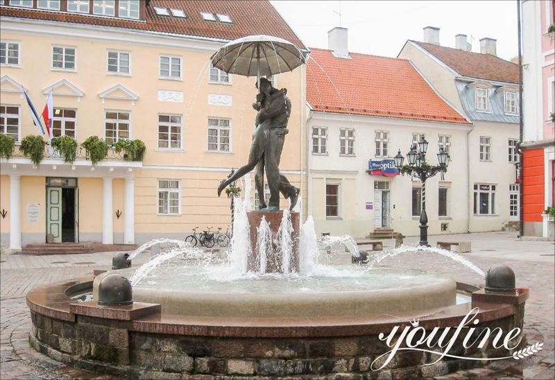 Bronze Figures Water Fountain for Garden Ornaments for Sale BOK1-155 - Bronze Figure Fountain - 2