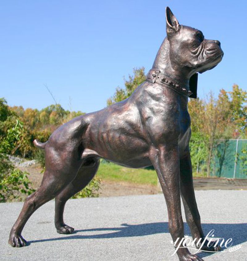 Bronze Custom Dog Sculpture Animal Hunting Garden Decor for Sale BOK1-084 - Bronze Dog Sculpture - 3