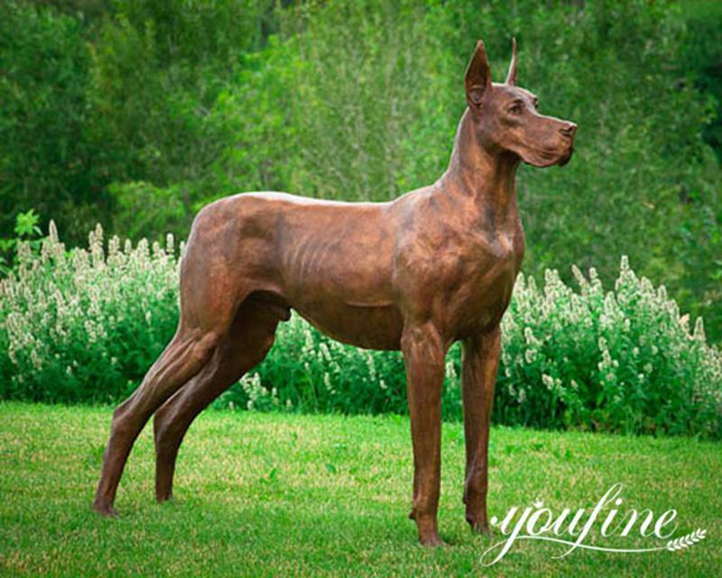 Bronze Custom Dog Sculpture Animal Hunting Garden Decor for Sale BOK1-084 - Bronze Dog Sculpture - 16