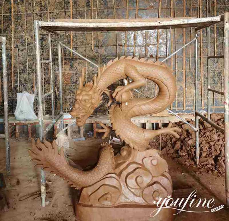 Bronze Chinese flying Dragon Fountain Water Feature Garden for Sale BOK1-120 - Mythical Creatures Statues - 7