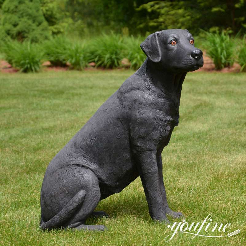 Bronze Custom Dog Sculpture Animal Hunting Garden Decor for Sale BOK1-084 - Bronze Dog Sculpture - 4