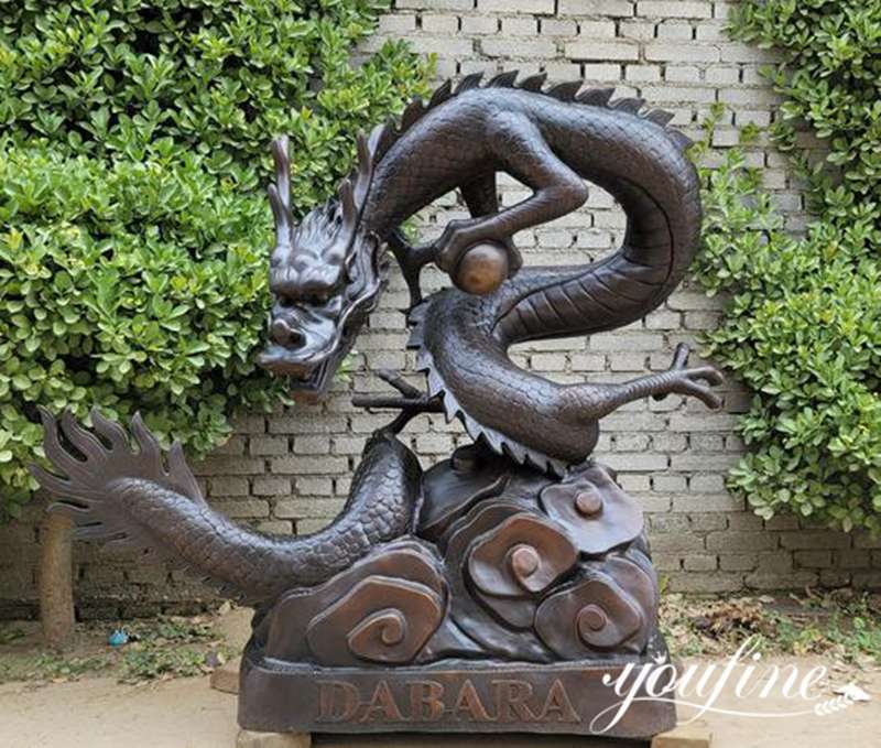 Bronze Chinese flying Dragon Fountain Water Feature Garden for Sale BOK1-120 - Mythical Creatures Statues - 4