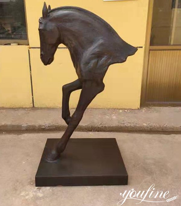 Bronze Garden Abstract Horse Outdoor Statues Wholesale BOK1-036 - Bronze Horse Statues - 4