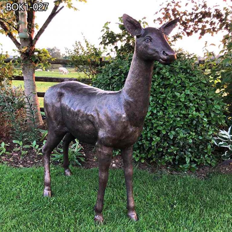 Life Size Bronze Deer Sculpture Staues You Fine Bronze Sculpture