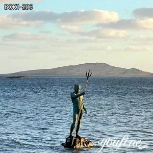 Bronze King Neptune Gran Canaria Statue in the Ocean for Sale BOK1-206