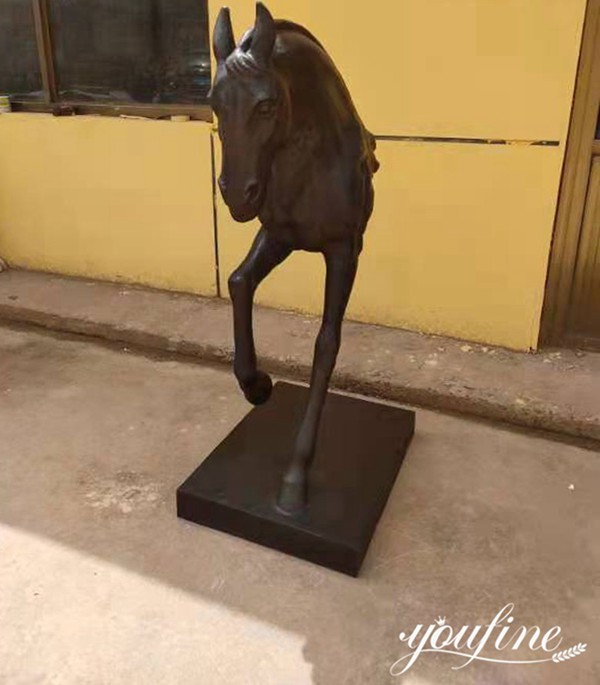 Bronze Garden Abstract Horse Outdoor Statues Wholesale BOK1-036 - Bronze Horse Statues - 6