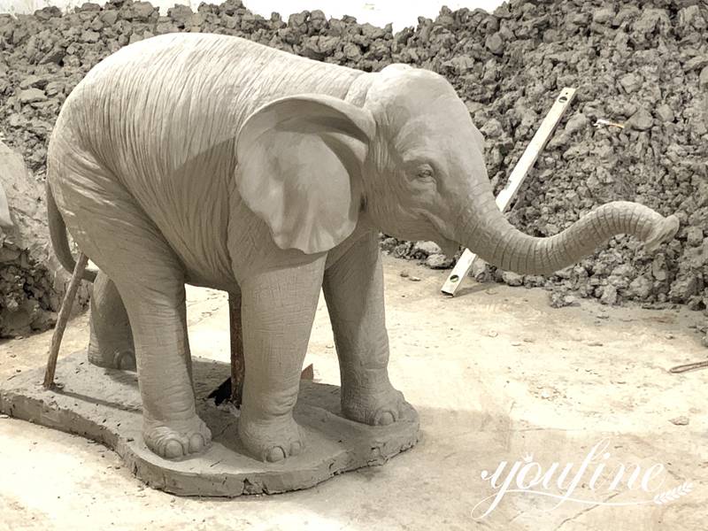 Life-size Bronze Outdoor Pool Elephant Water Fountain - YouFine News - 15