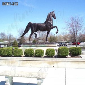 Superb Bronze Purebred Arabian Horse Sculpture Animal Art Factory BOK1-212